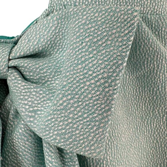 Erin Fetherston Dress Blue Bow Back Mini Sleeveless Retro Cocktail Anthro Size 2 - Picture 5 of 9